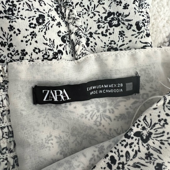 ZARA Floral Print Slip Dress - Picture 7 of 8